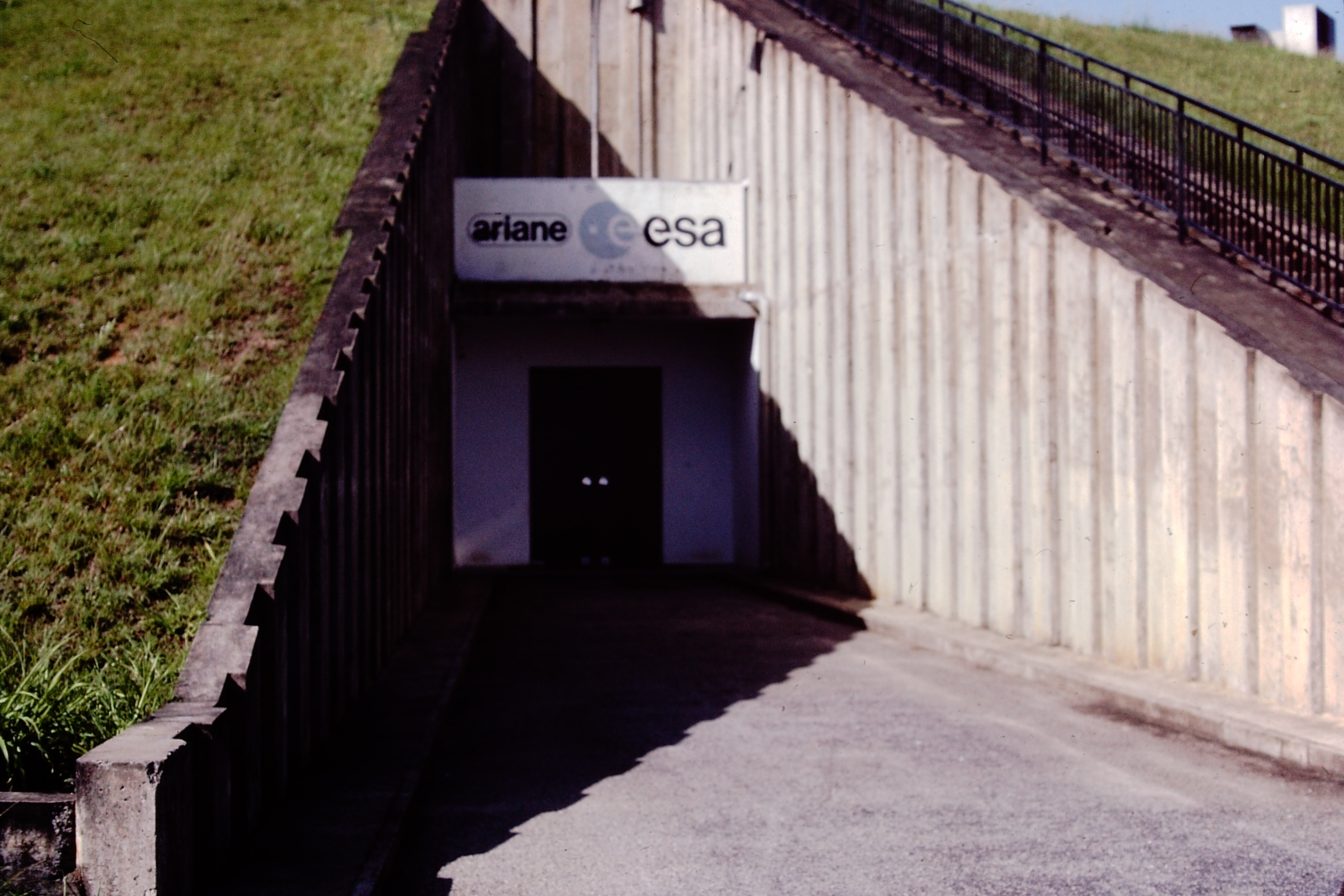 Entrance to blockhouse